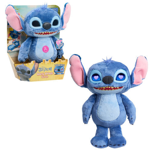 (Mis 5) STITCH – Stitch Many Moods Peluche Interattivo 34cm c/suoni ed espressioni e schermi LCD come occhi –  In espo da 1pz…x4